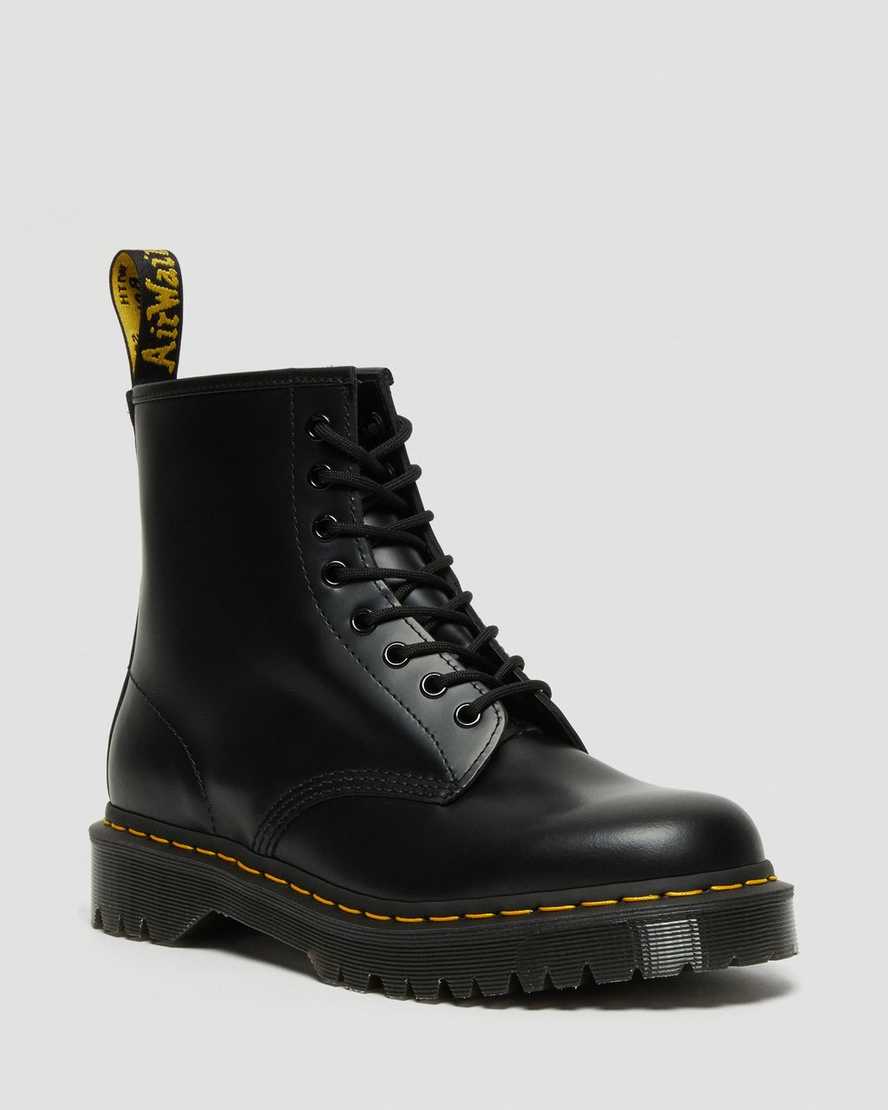 Dr. Martens 1460 Bex Smooth Nahka Miesten Nilkkurit - Mustat Nilkkurit [305-SIFJHM]